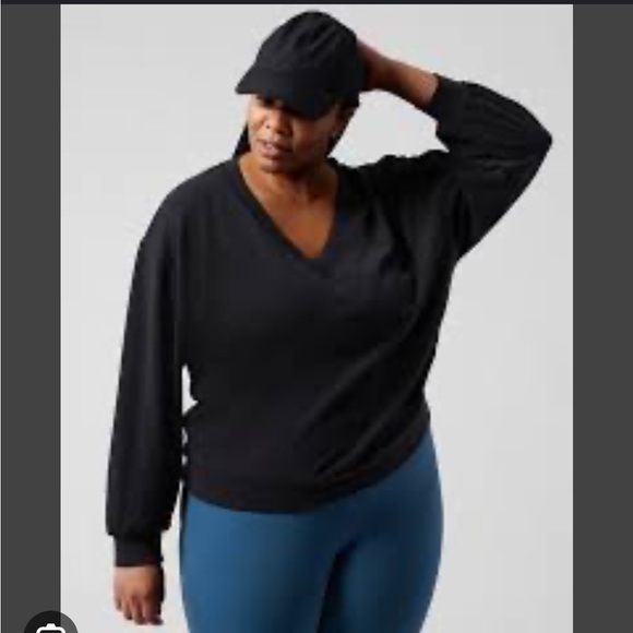 Athleta Tops - Athleta V Neck Sweatshirt